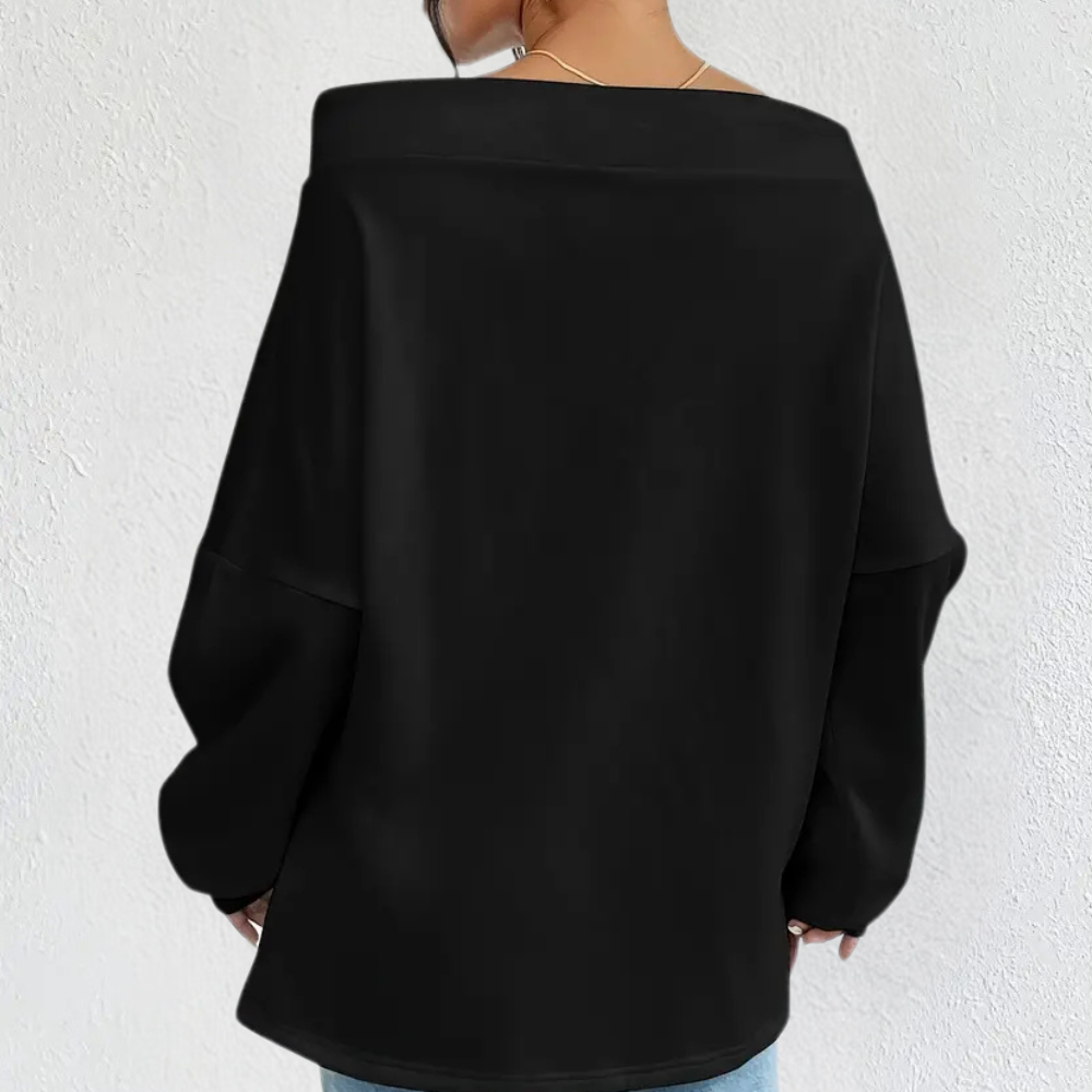 EDNA - Modischer Schulterfreier Pullover Für Damen