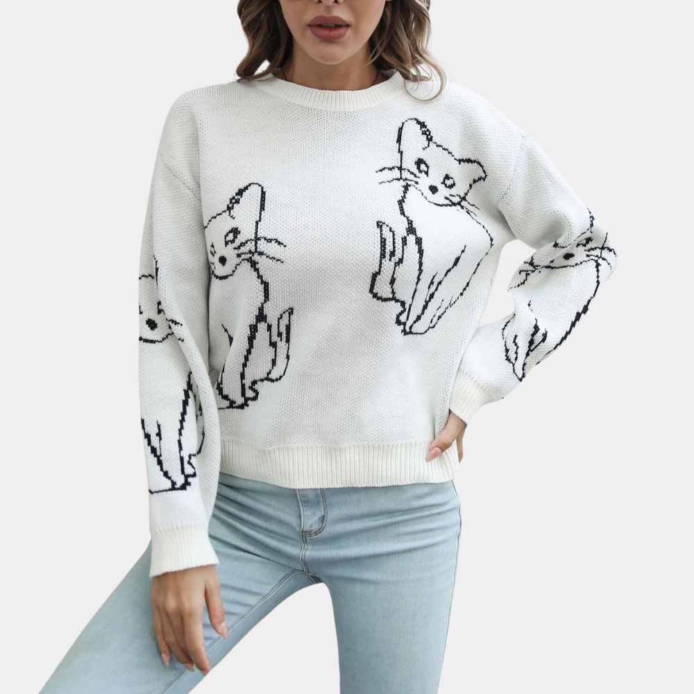 AYDA - Lässiger Pullover für Damenmode