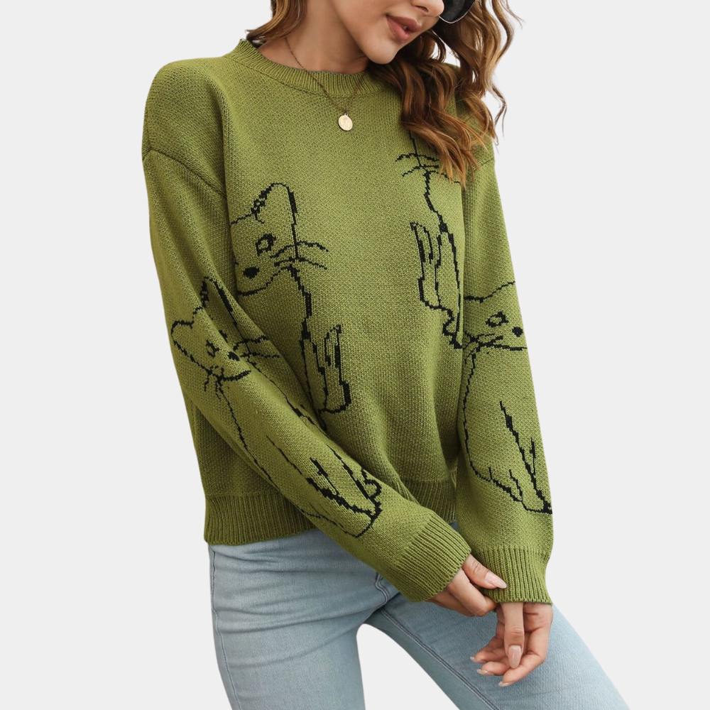 AYDA - Lässiger Pullover für Damenmode