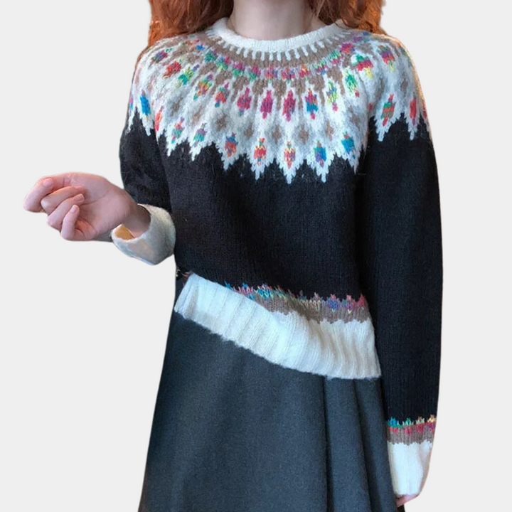 JADIRA - Eleganter Vintage-Pullover Für Damen