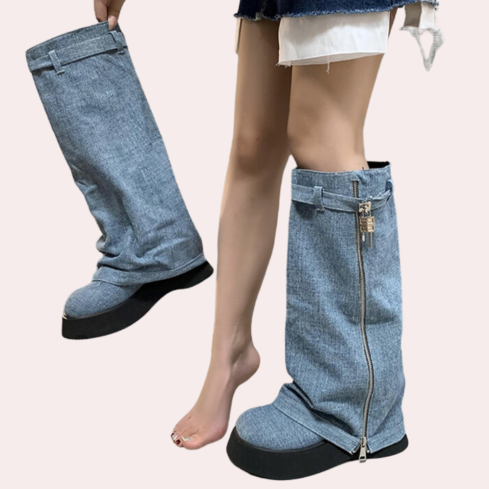 DULCE - Bequeme Denim-Stiefel für die kalte Jahreszeit für Damen