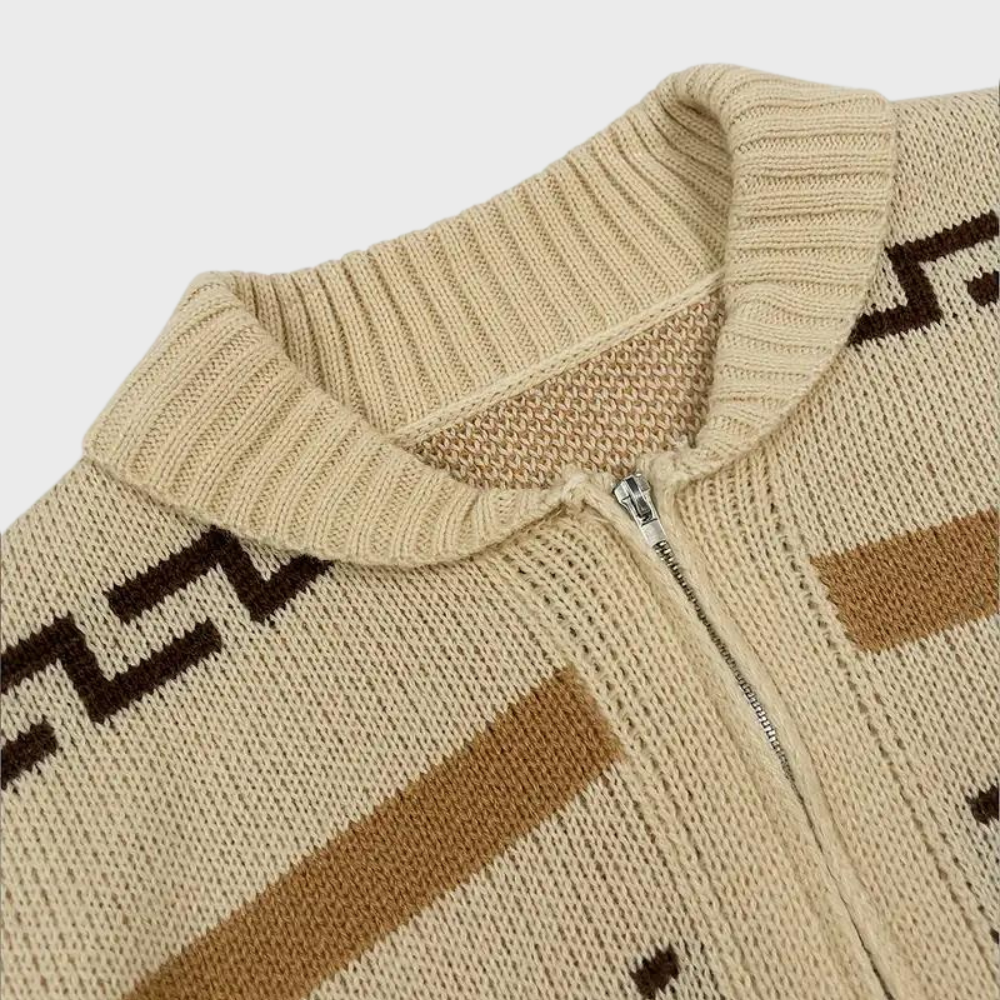 Retro Strickjacke für Herren