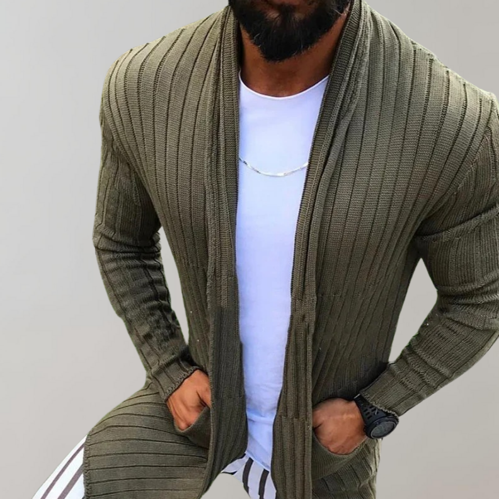 Manu  - Lässige Strickjacke für Herren