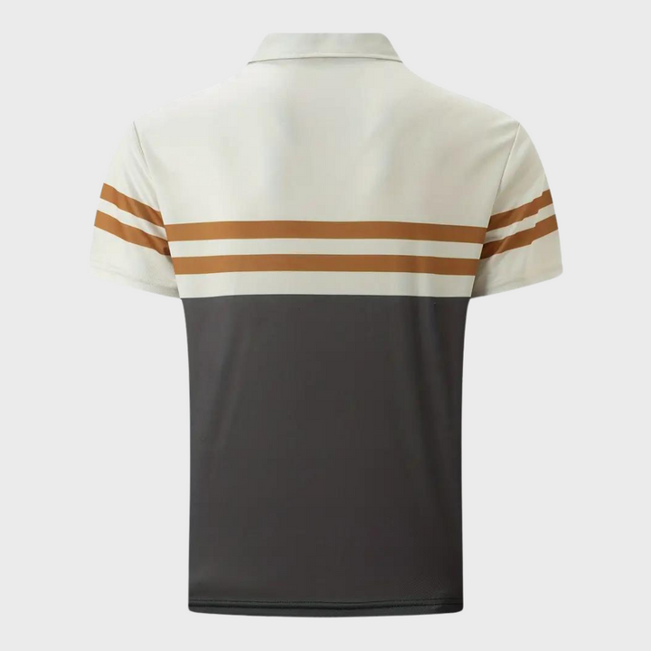 Pepijn - Lässiges gestreiftes Poloshirt für Herren