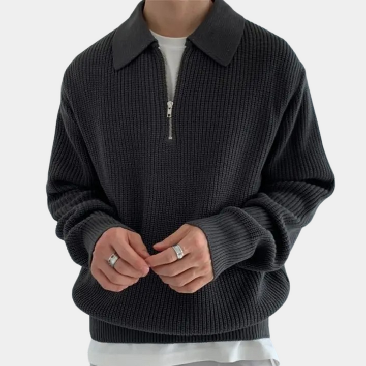 Bequemer lockerer Pullover für Herren