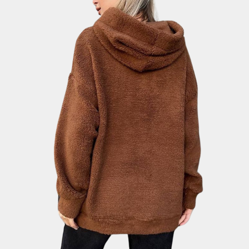 Weicher und warmer Kapuzenpullover für Damen