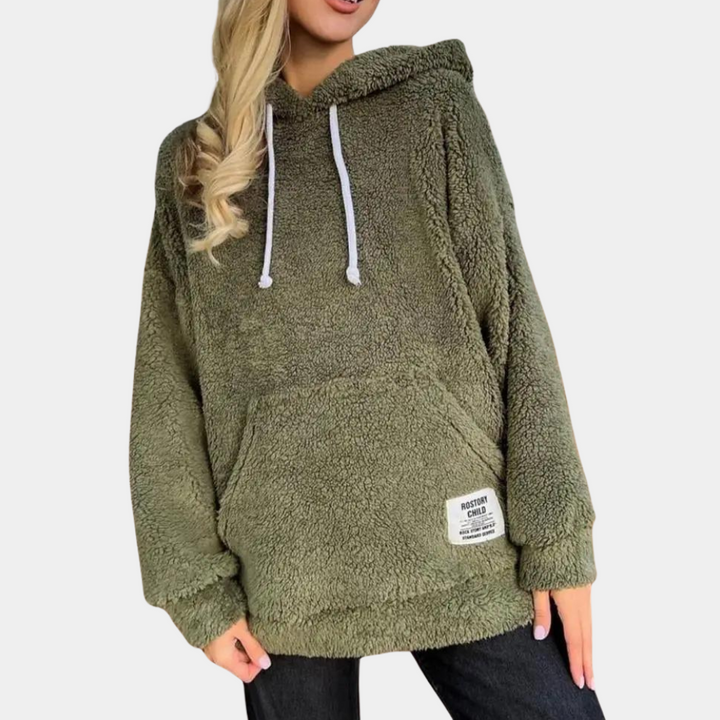 Weicher und warmer Kapuzenpullover für Damen