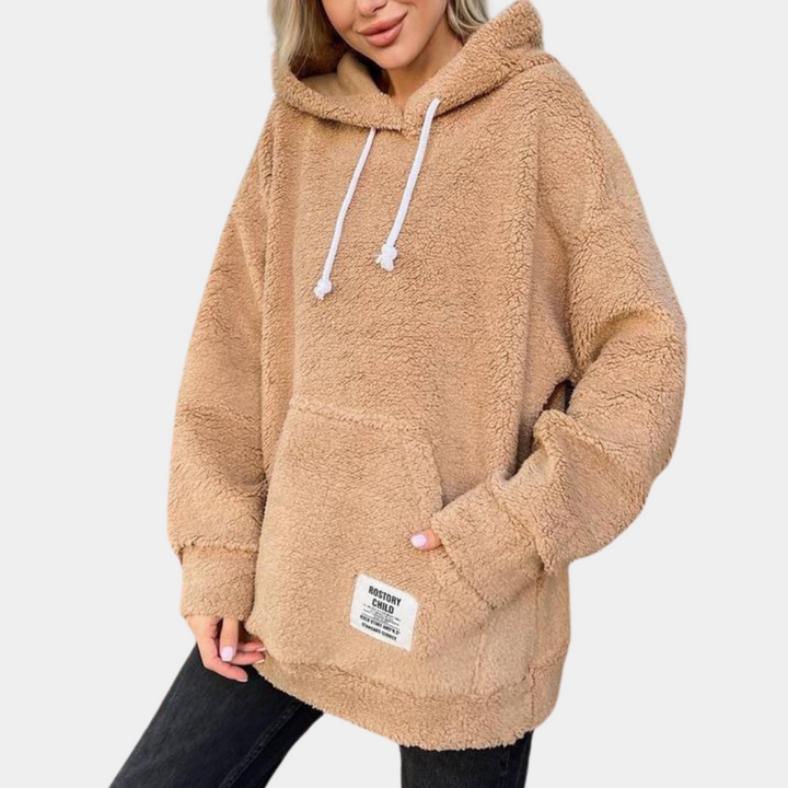 Weicher und warmer Kapuzenpullover für Damen