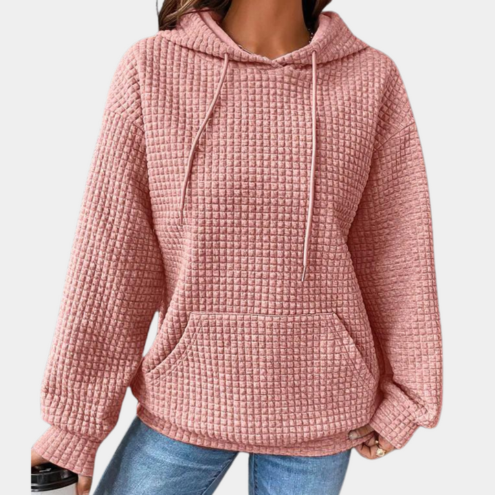 Lässiger Kapuzenpullover mit Kordelzug für Damen