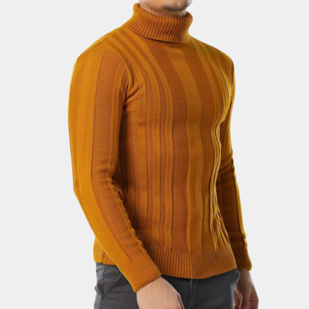 Warmer Rollkragenpullover für Herren