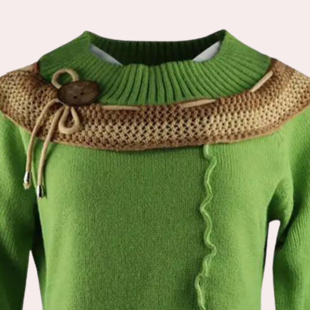 Eleganter und gestrickter Damenpullover