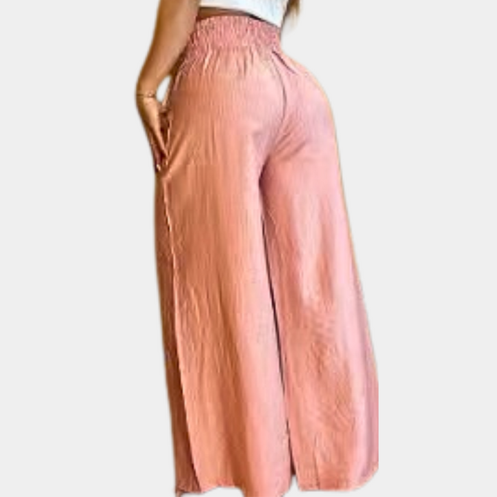 Elegante Hosen mit weitem Bein für Damen