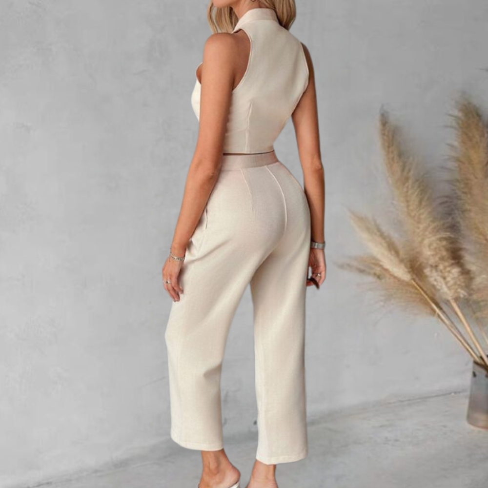 Elegantes Set aus Weste und Hose für Damen