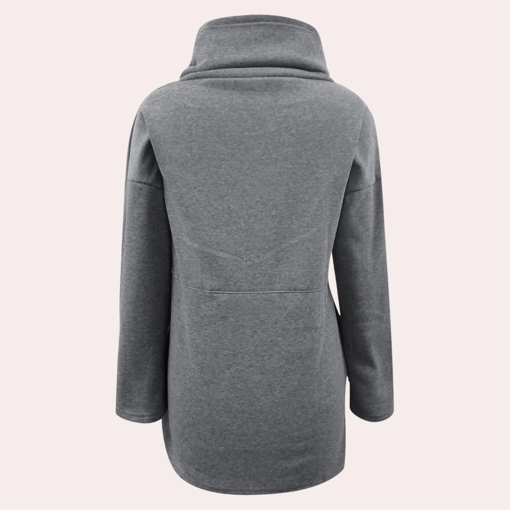 Moderner Damen-Rollkragenpullover