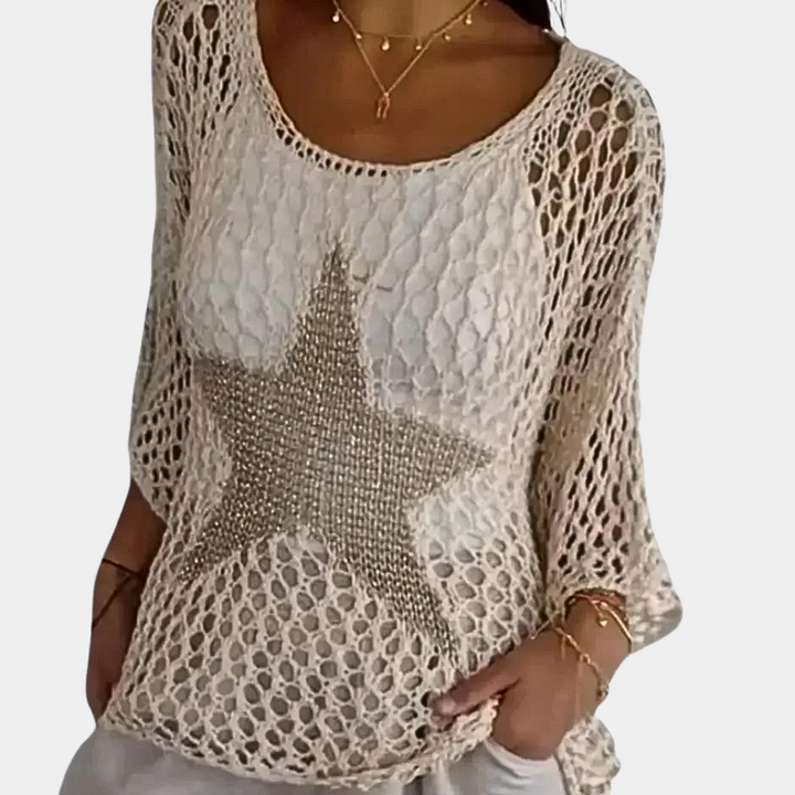 Eleganter Damenstrickpullover