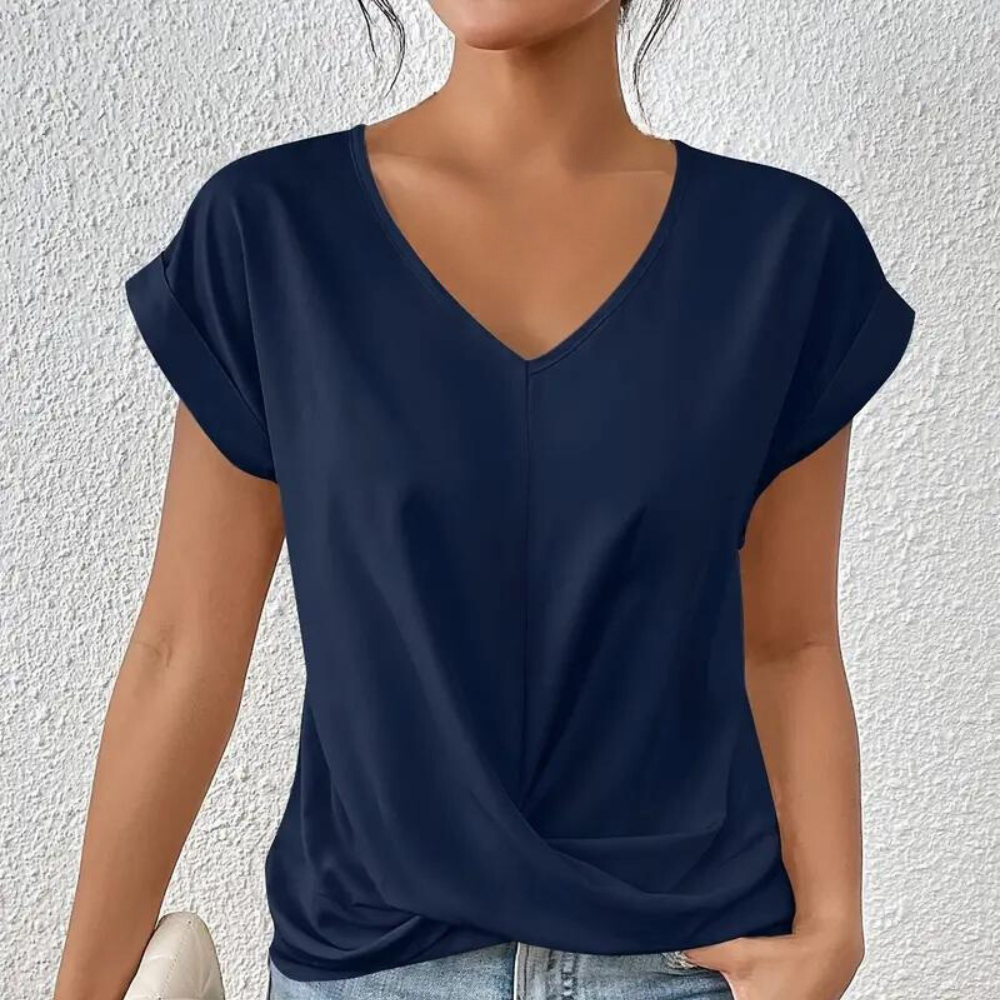 Damen-Shirt mit V-Ausschnitt