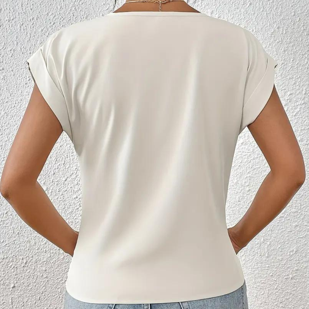 Damen-Shirt mit V-Ausschnitt