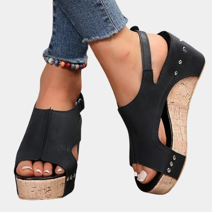 Ilsa - Damensandalen aus Leder mit Orthopädischem Komfort