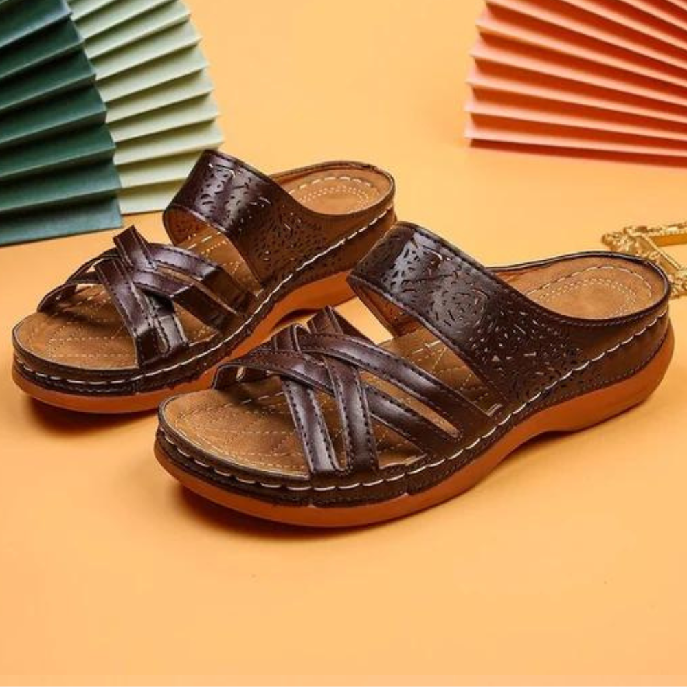 Willa - Klassische Retro-Sandalen für Frauen