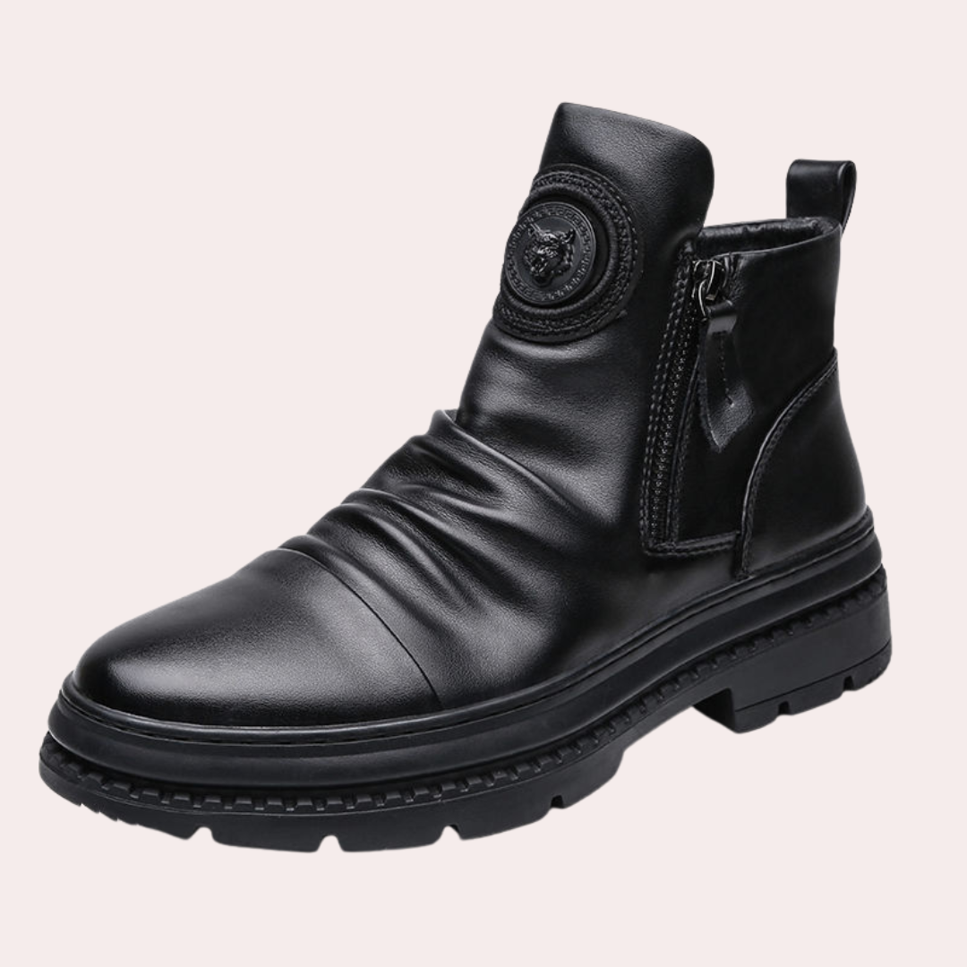 Karel - Elegante Lederstiefel für Herren