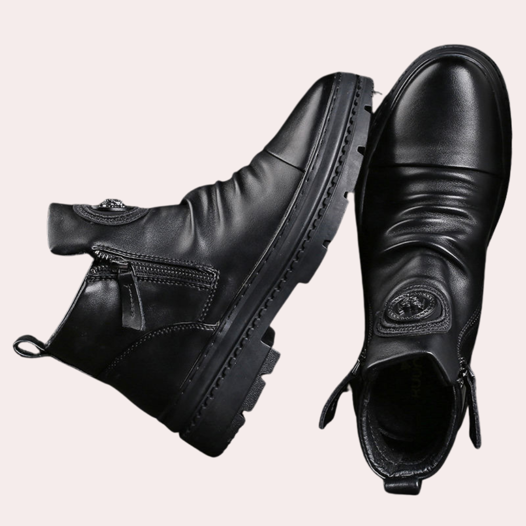 Karel - Elegante Lederstiefel für Herren