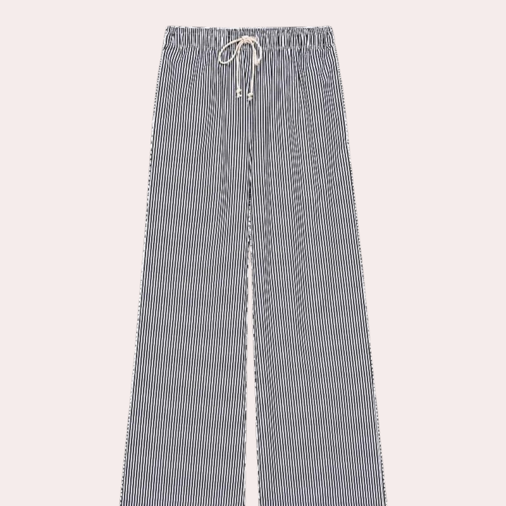 Lyra - Lässige gestreifte Baggy Pants für Damen