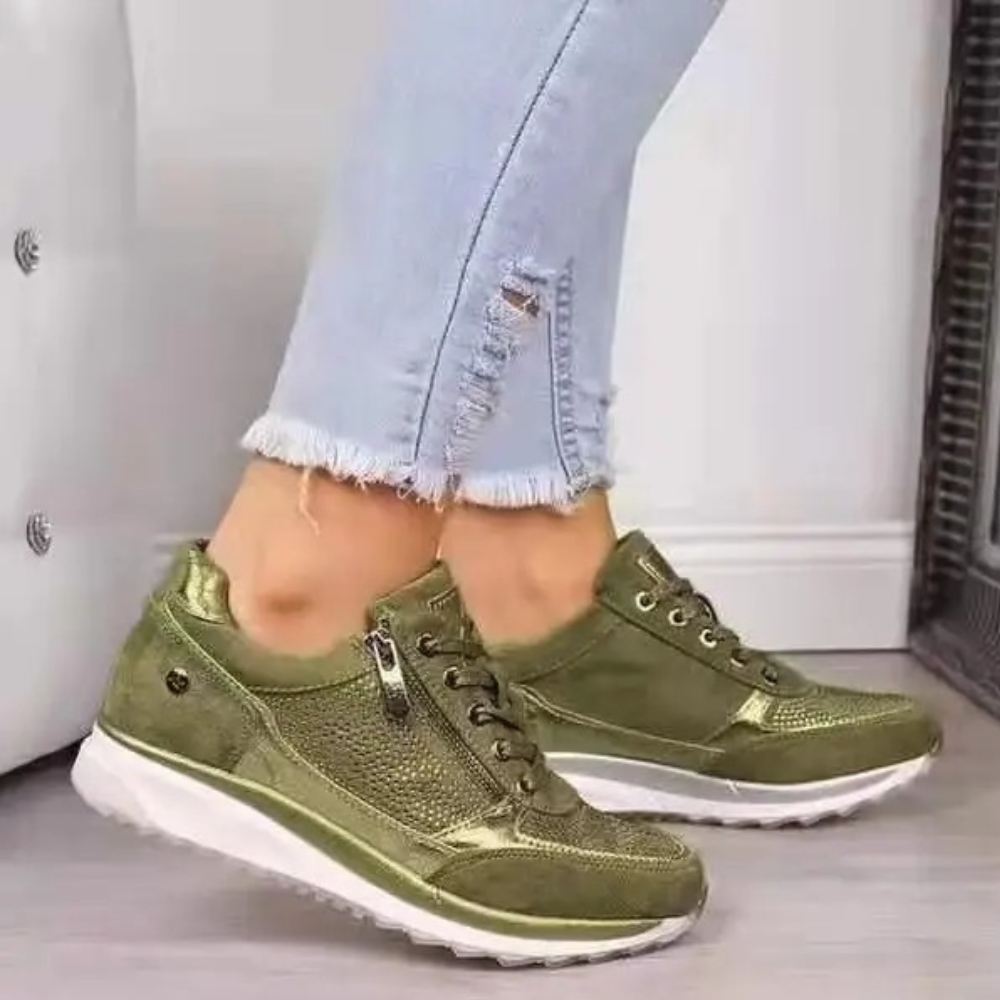 Rodica - Elegante Damen-Sneaker mit Reißverschluss