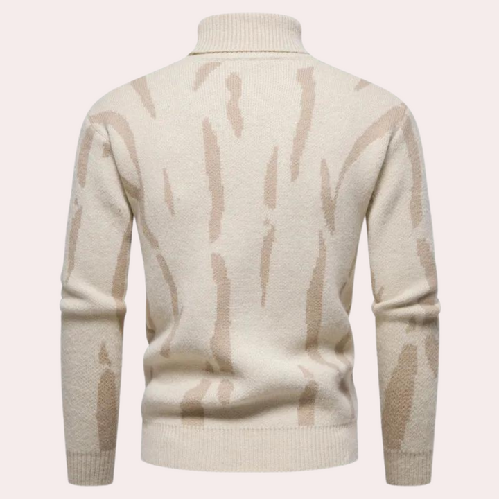 Kostas - Trendiger warmer Herren-Rollkragenpullover