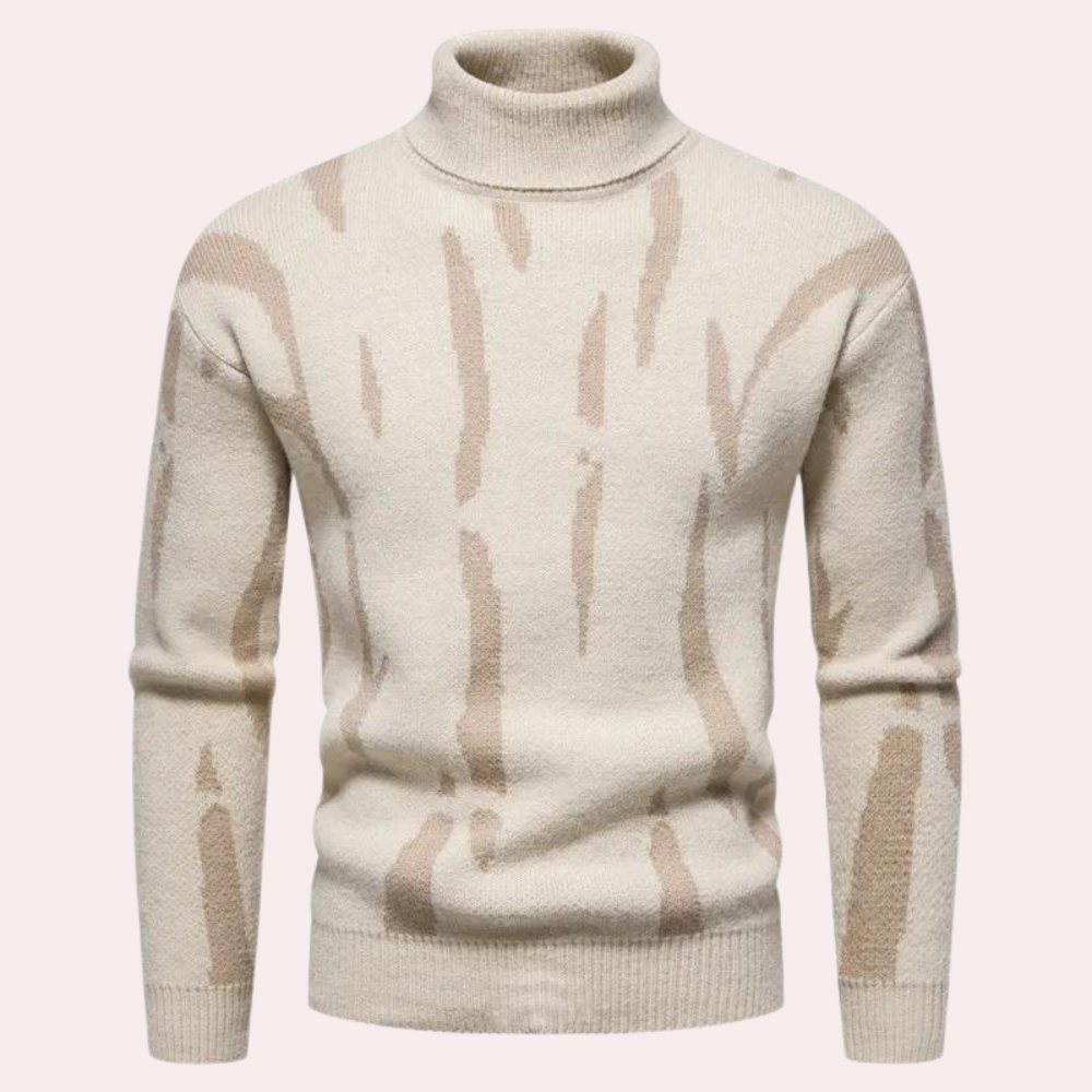 Kostas - Trendiger warmer Herren-Rollkragenpullover