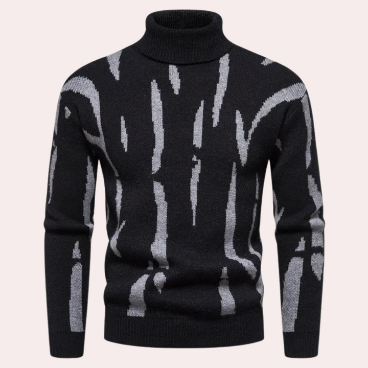 Kostas - Trendiger warmer Herren-Rollkragenpullover