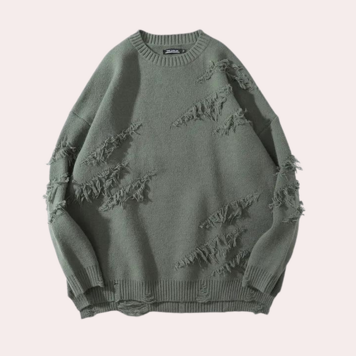 Maxime - Stylischer lockerer Strickpullover für Damen