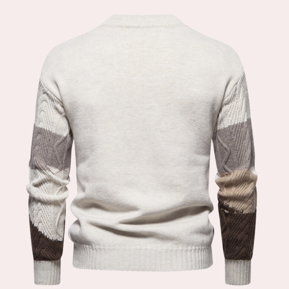 Ladislau - Stylischer atmungsaktiver Herrenstrickpullover