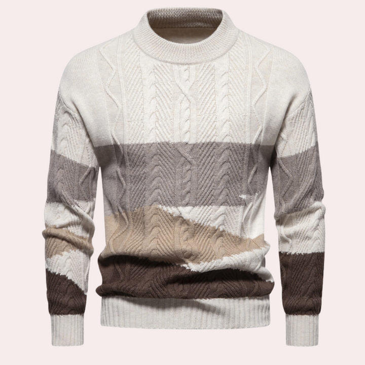 Ladislau - Stylischer atmungsaktiver Herrenstrickpullover