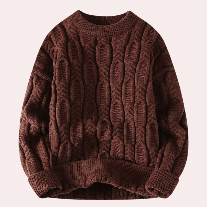 Tiberiu - Warmer Strickpullover für Herren