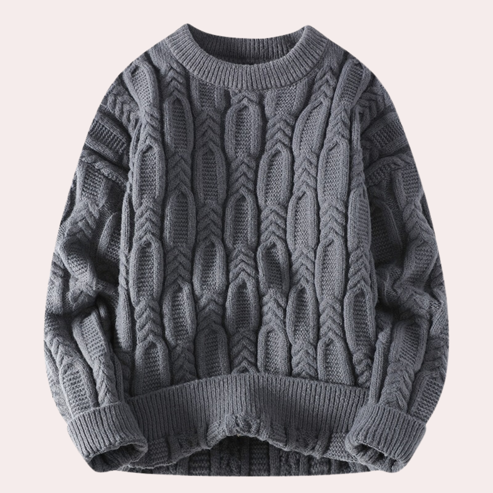 Tiberiu - Warmer Strickpullover für Herren