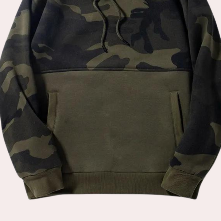 Costas - Lässiger Camouflage-Kapuzenpullover für Herren