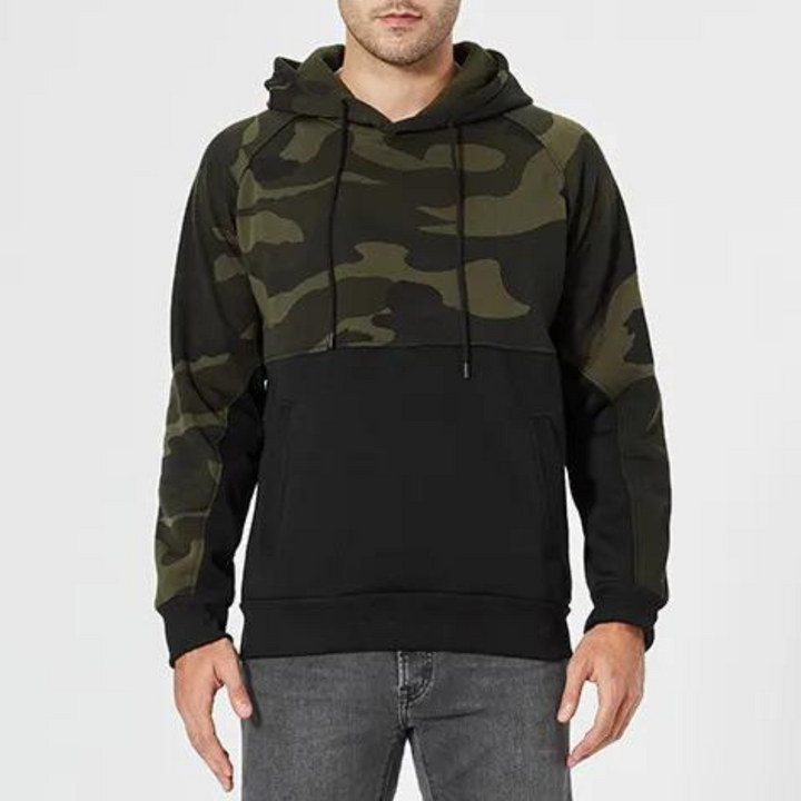 Costas - Lässiger Camouflage-Kapuzenpullover für Herren