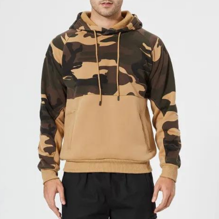 Costas - Lässiger Camouflage-Kapuzenpullover für Herren