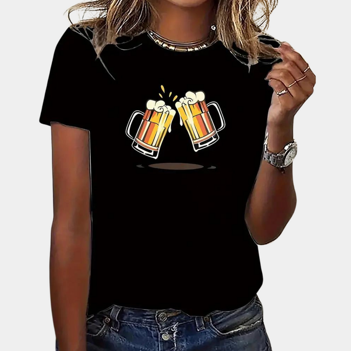 Carmela - Stilvoller Oktoberfest Damen T-Shirt