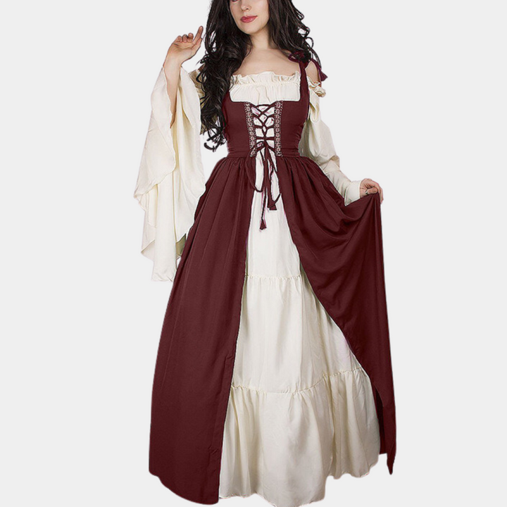 Dimitra - Damen Oktoberfestkleid mit Schlagarm