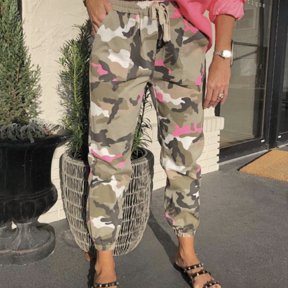 Myrsini - Sommer Camouflage Hose für Damen