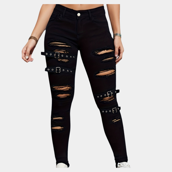 Sotiria - Trendy Ripped Pants für Damen