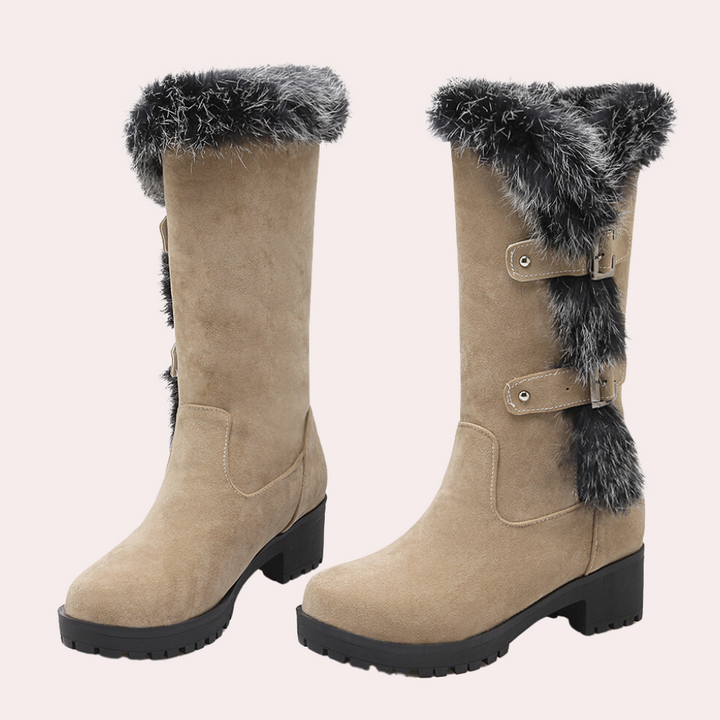 Delila - Trendige und warme Damen-Schneestiefel