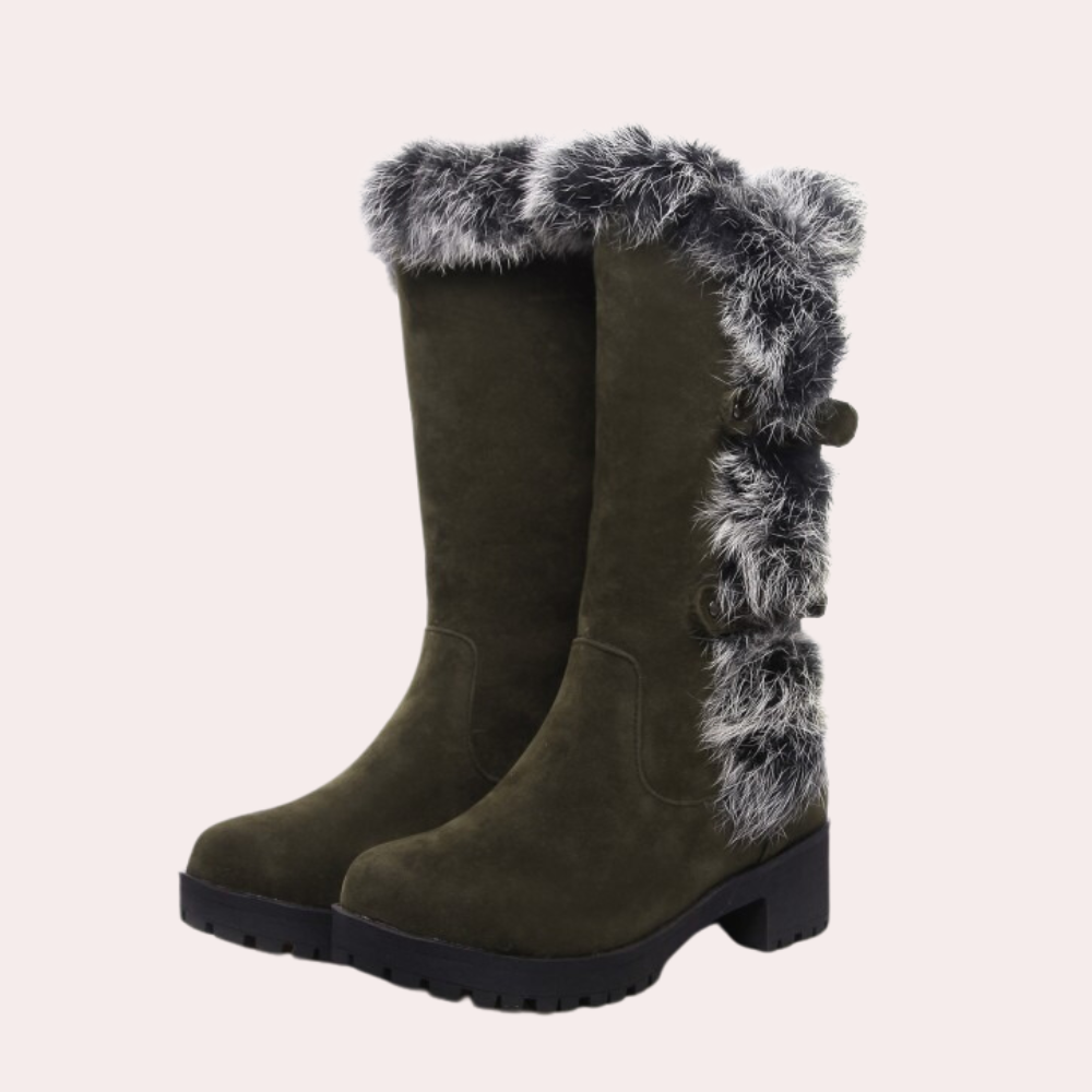 Delila - Trendige und warme Damen-Schneestiefel