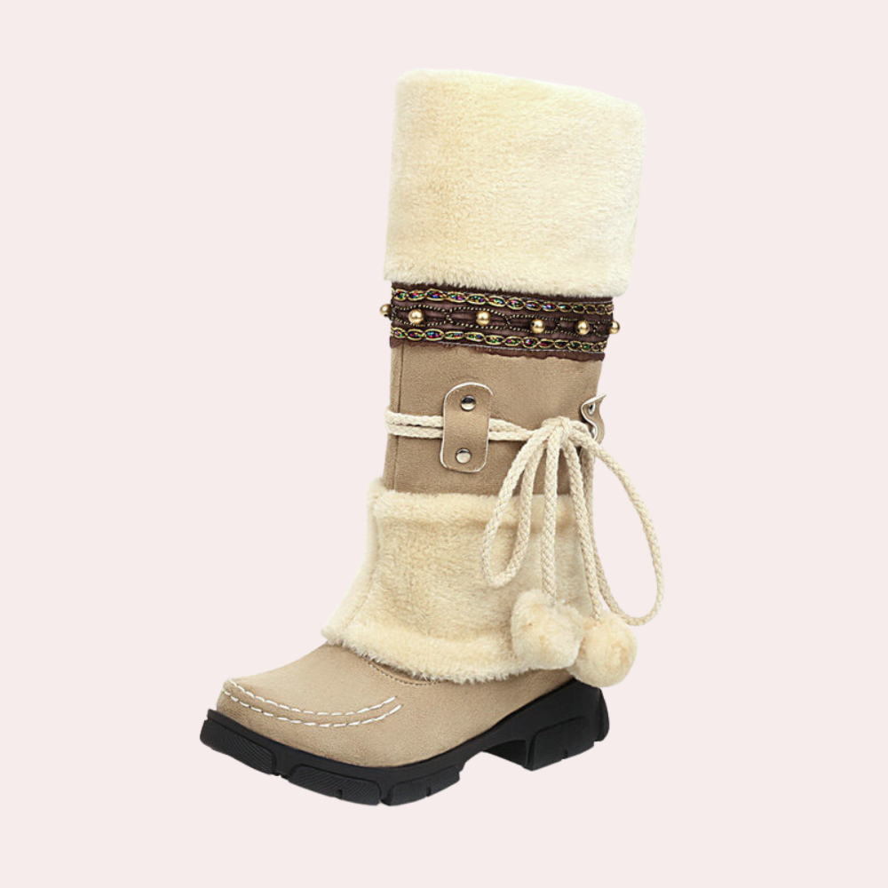 Angelia - Stilvolle und warme Damen-Schneestiefel