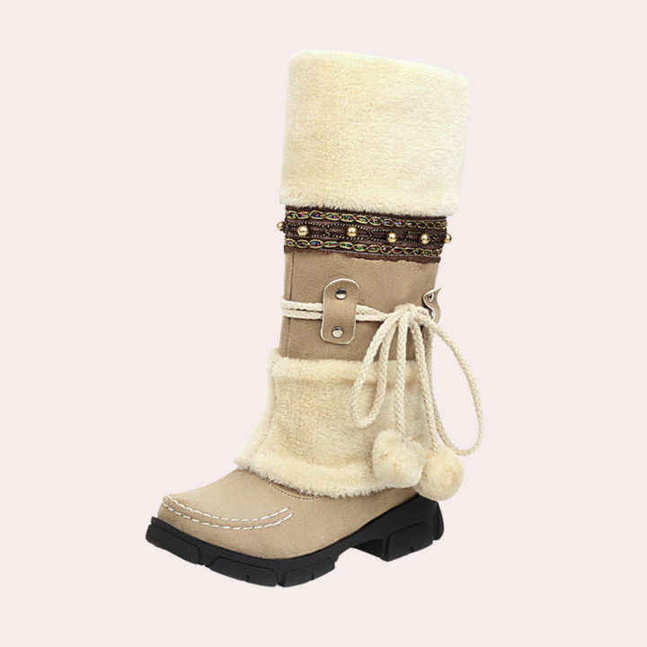 Angelia - Stilvolle und warme Damen-Schneestiefel