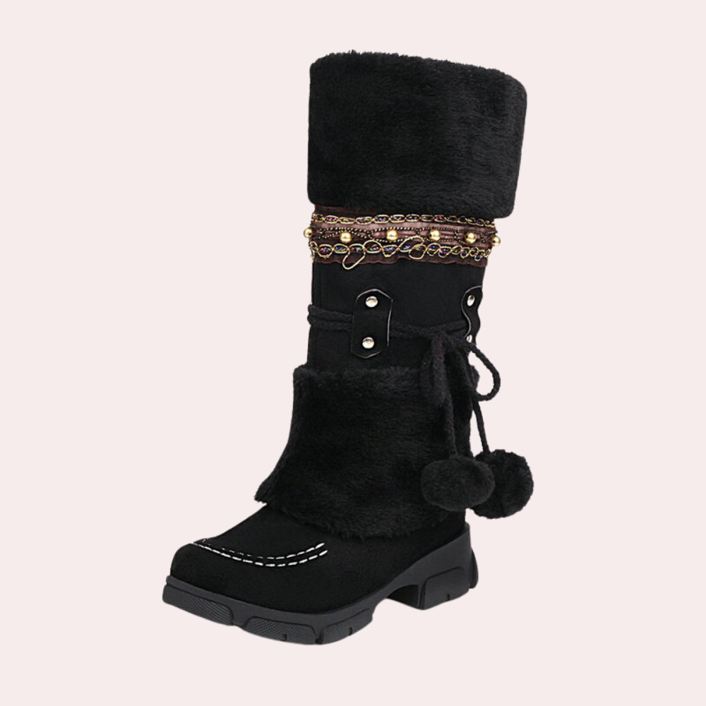 Angelia - Stilvolle und warme Damen-Schneestiefel