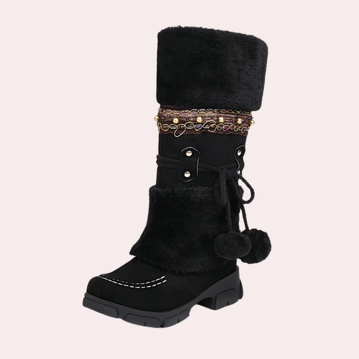 Angelia - Stilvolle und warme Damen-Schneestiefel