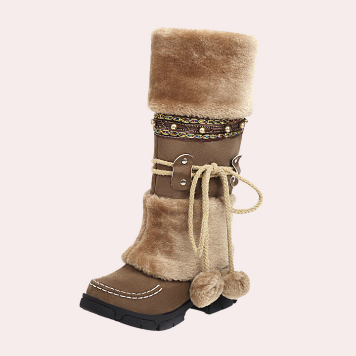 Angelia - Stilvolle und warme Damen-Schneestiefel