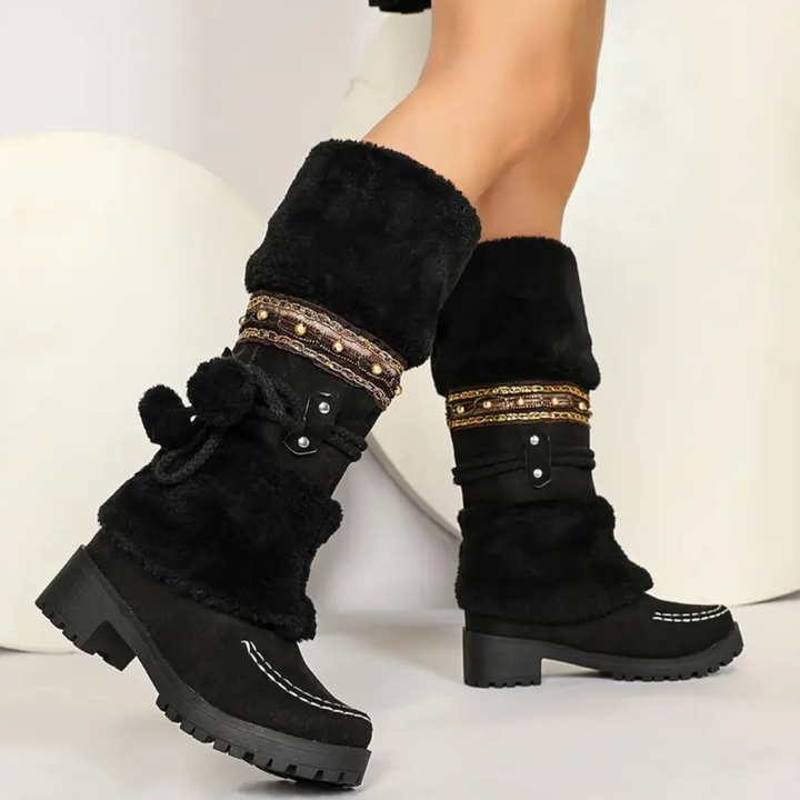 Angelia - Stilvolle und warme Damen-Schneestiefel